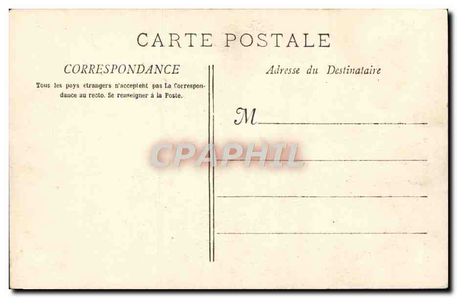 CPA Marseille Le palais longchamp Motif principal — Rückseite