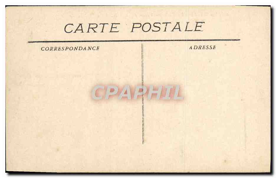CPA Marseille un coin du vieux port et ND de la garde Bateaux  — Verso
