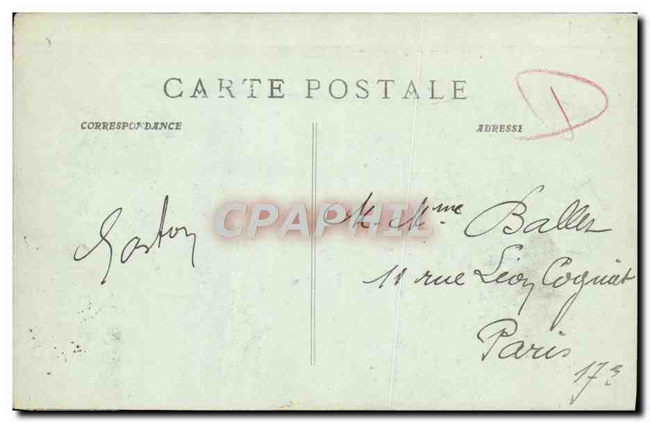 CPA Marseille La rue de la republique — Verso