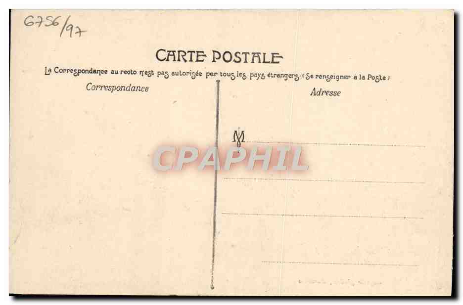 CPA Marseille Exposition coloniale 1906 palais de l'algerie — Verso