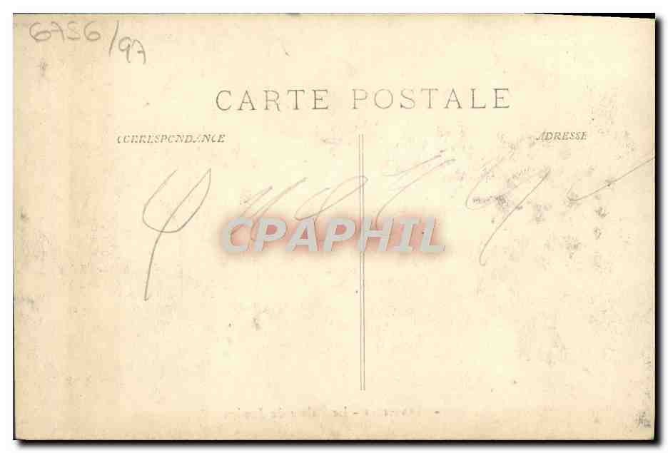 CPA Marseille Le palais de justice — Rückseite