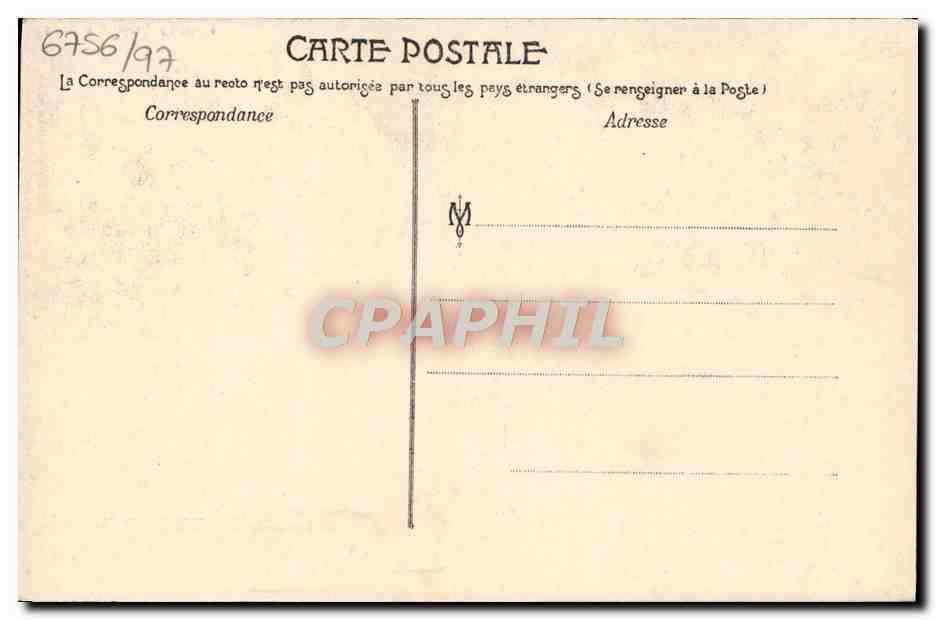 CPA Marseille Exposition coloniale 1906 Theatre annamite — Verso