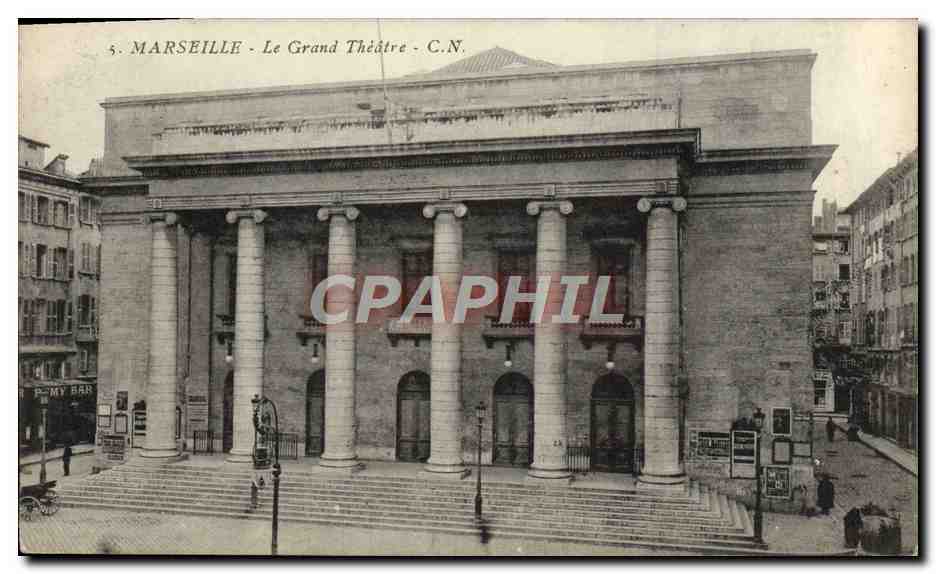 CPA Marseille Le grand theatre