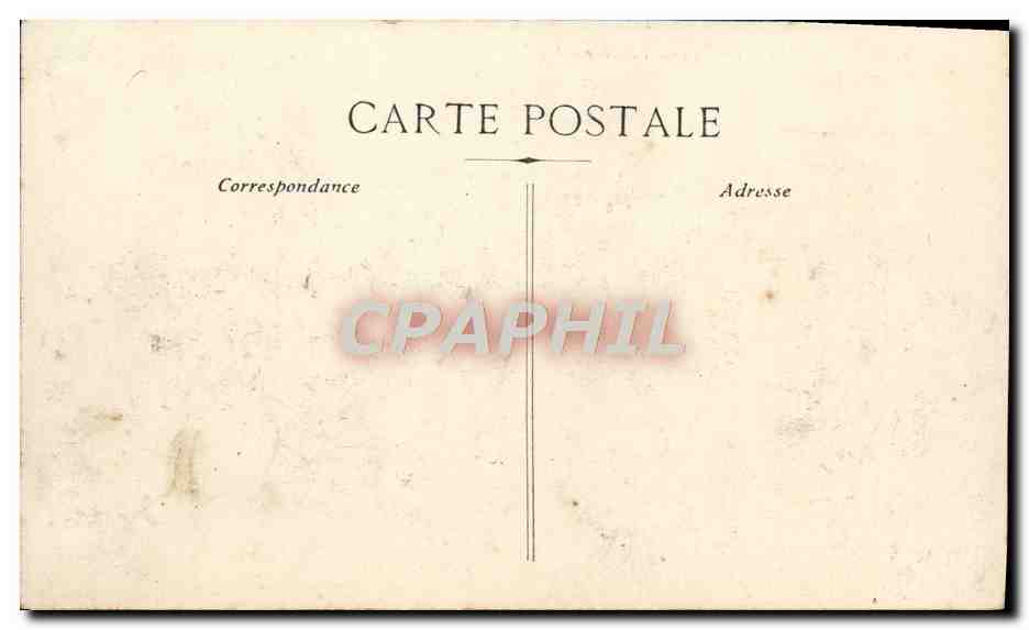 CPA Marseille Le grand theatre — Rückseite