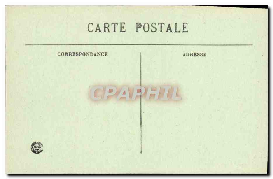 CPA Marseille ND De la garde la croix de mission — Verso