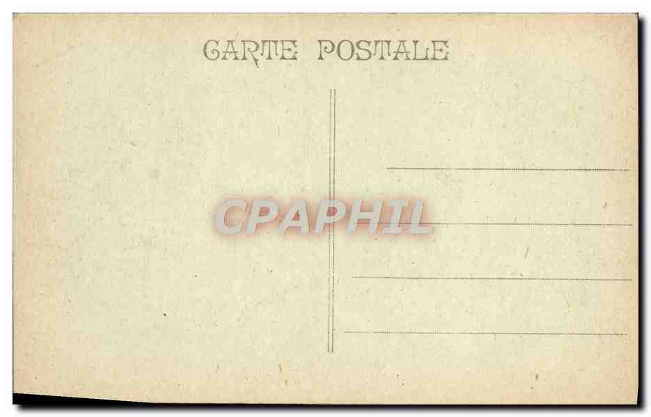 CPA Marseille Rue Cannebiere Tramway — Verso
