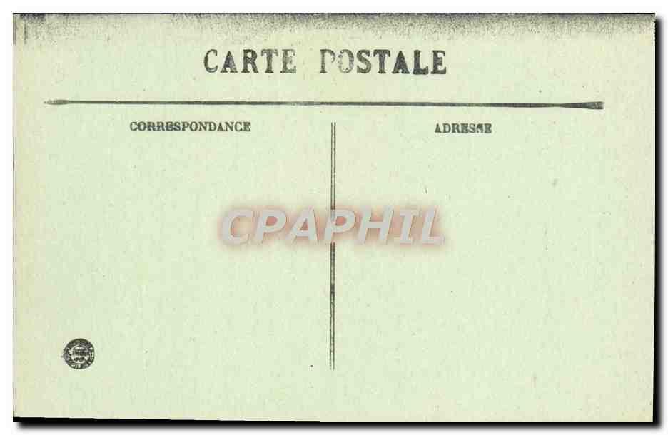 CPA Marseille ND De la garde la crypte — Rückseite