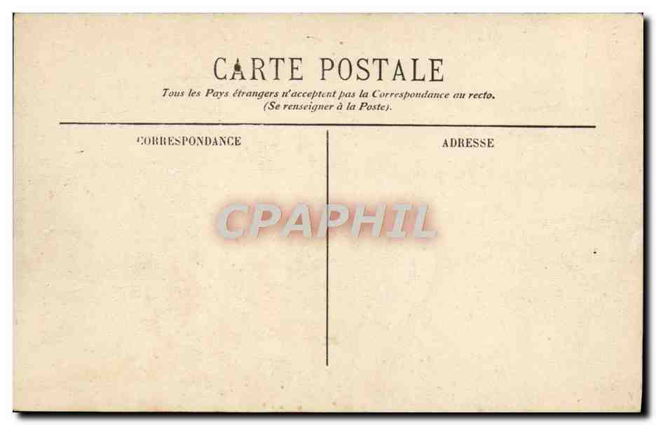 CPA Marseille La mairie — Rückseite