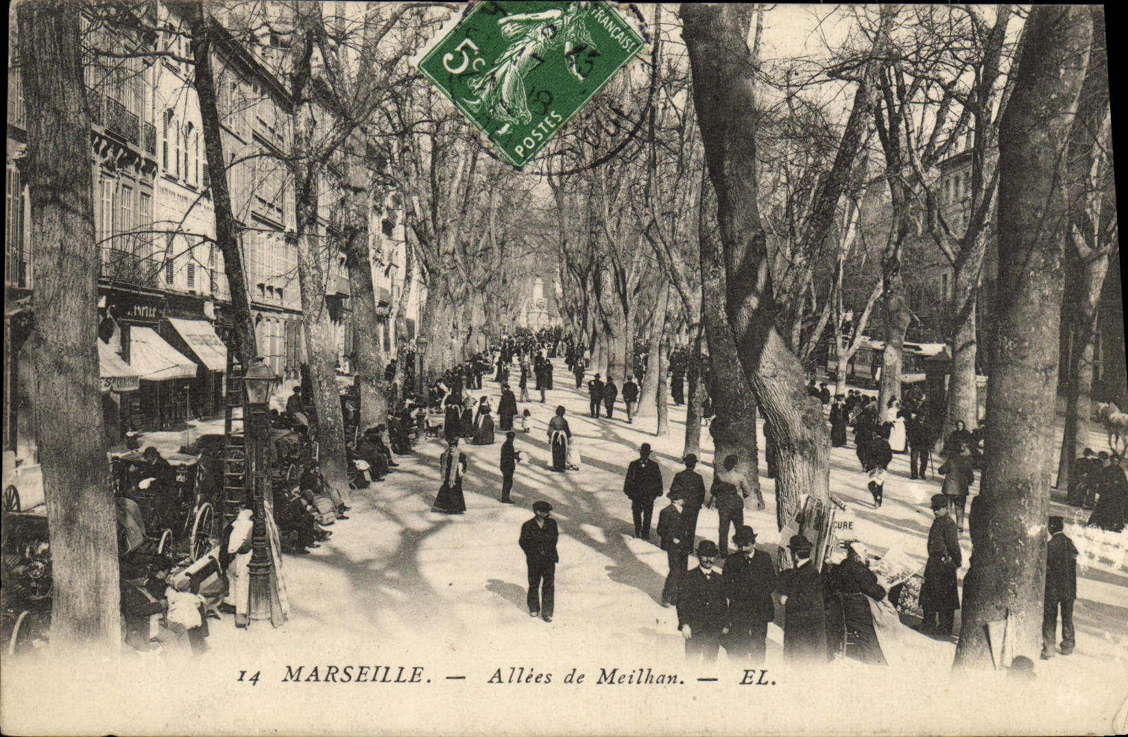 CPA Marseille Allees de meilhan