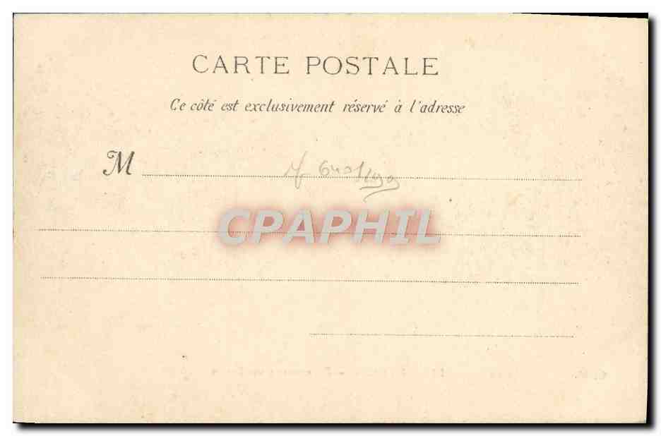 CPA Marseille Promenade du Prado — Verso