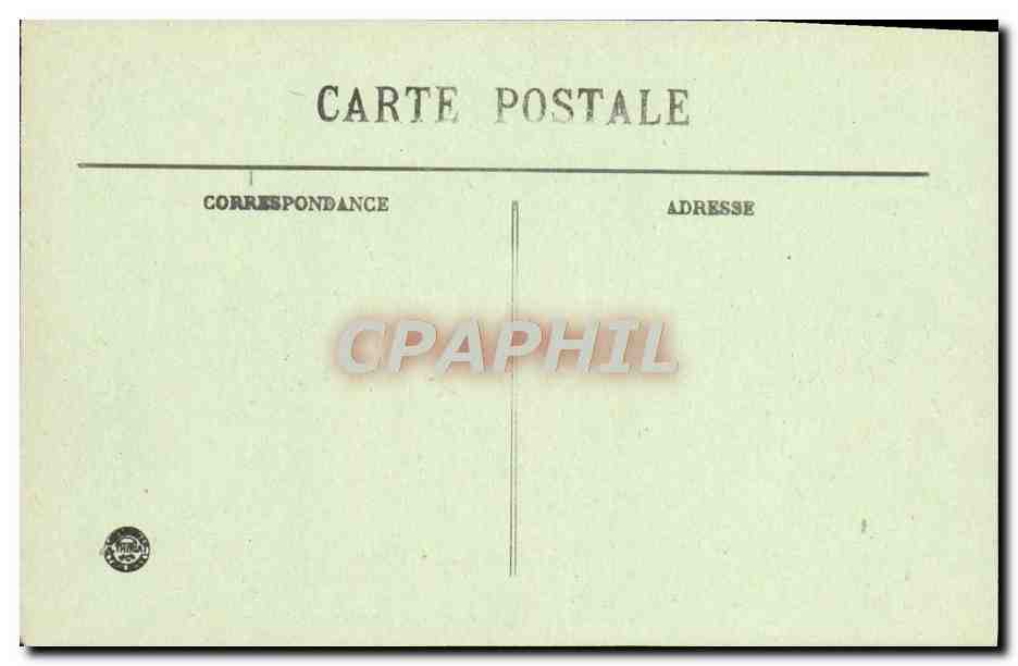 CPA Marseille ND de la garde au nord vieux port ancienne cite — Rückseite