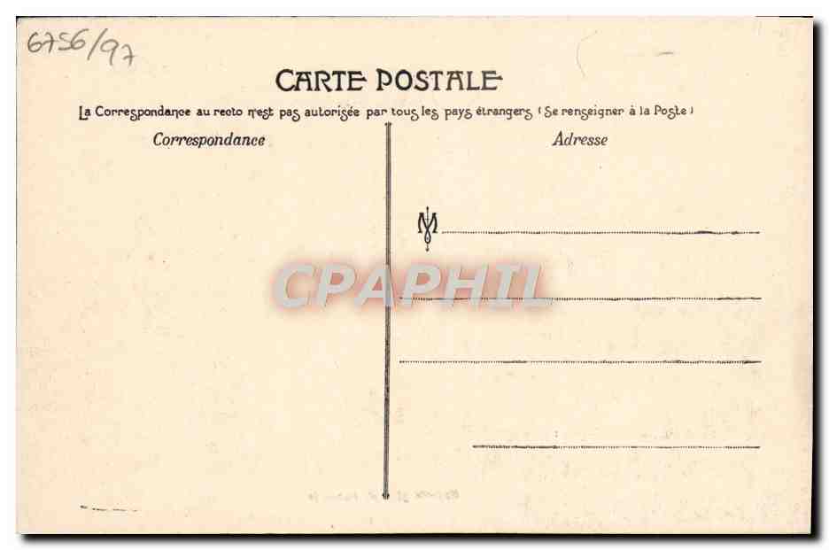 CPA Marseille Exposition coloniale 1906 Pavillon du Laos — Verso