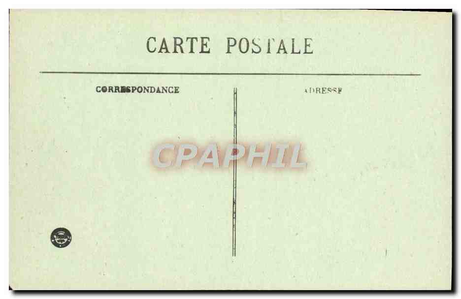 CPA Marseille ND de la garde  — Rückseite