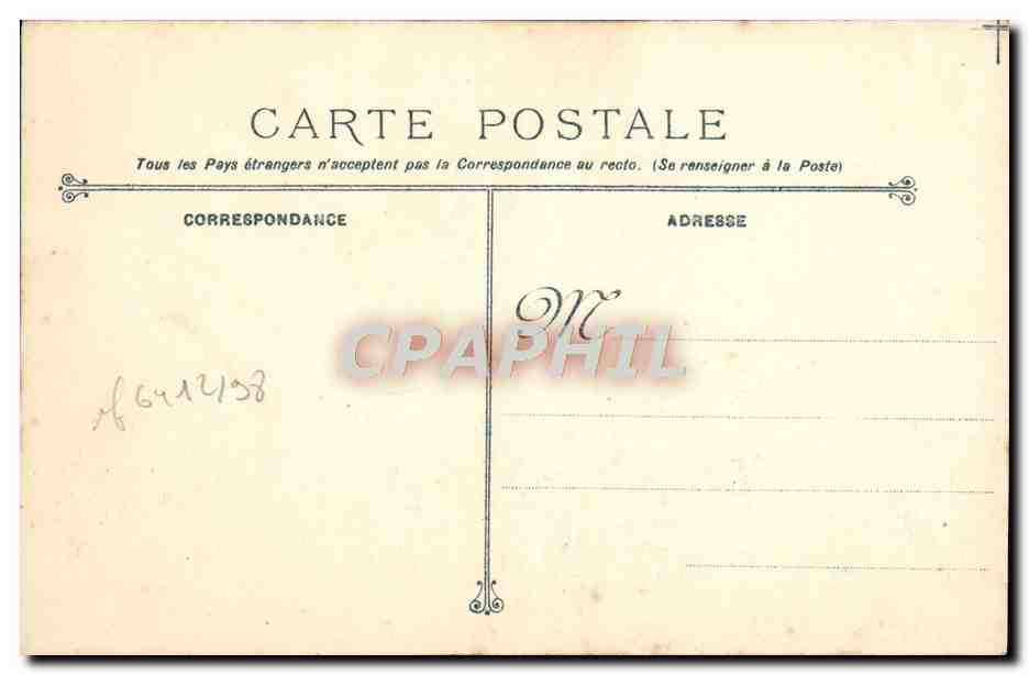 CPA Marseille Exposition coloniale porte de l'Annam Elephant — Verso