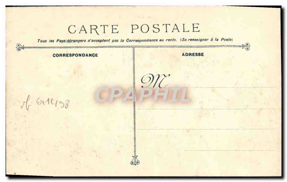 CPA Marseille Exposition coloniale palais du gouvernement general de l'afrique Occidentale Francaise — Verso