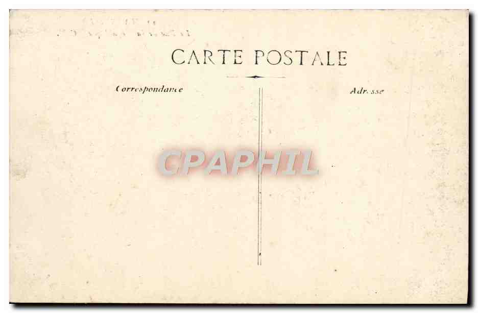 CPA Marseille La Rue la republrque — Rückseite