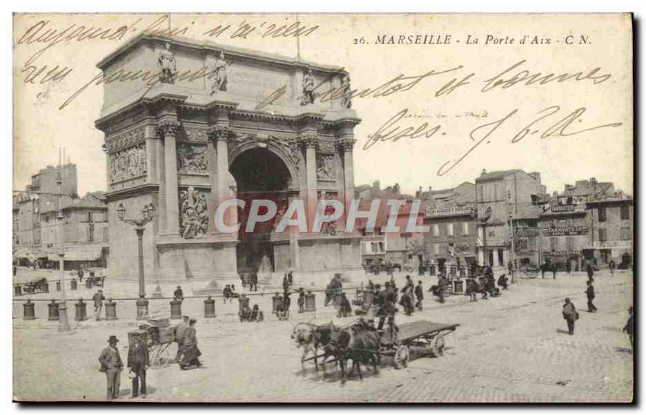 CPA Marseille La porte d'aix