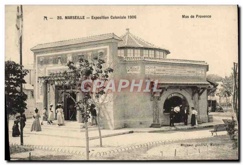 CPA Marseille Exposition coloniale 1906 Mas de Provence