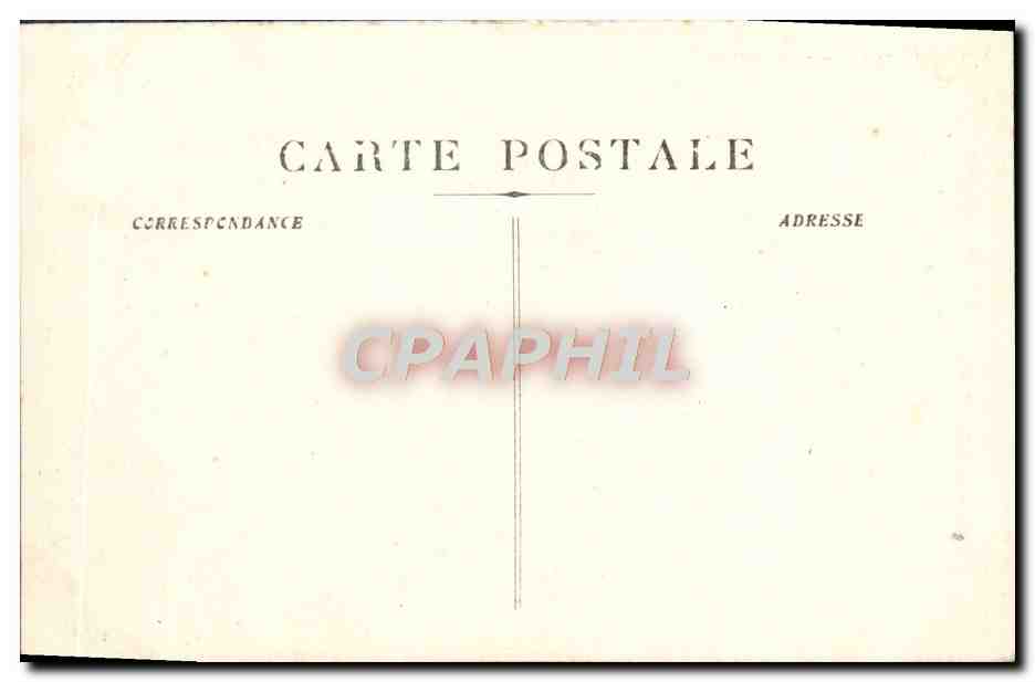 CPA Marseille Le chateau d'lf — Rückseite