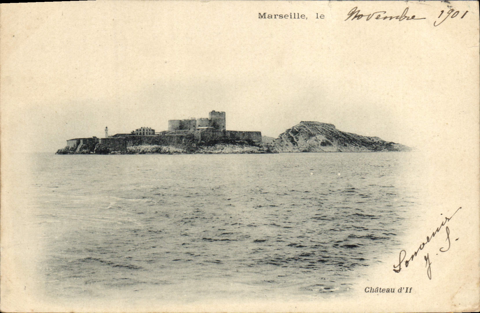 Antike Ansichtskarte Marseille Schloss IF
