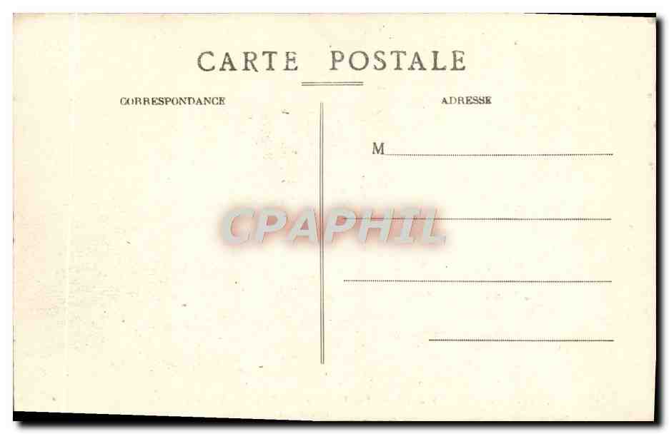 CPA Marseille Vue generale sur ND de la garde — Verso