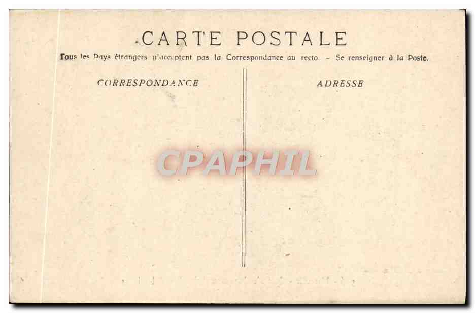 CPA Marseille Quai d'embarquement des transatlantiques Bateaux — Rückseite