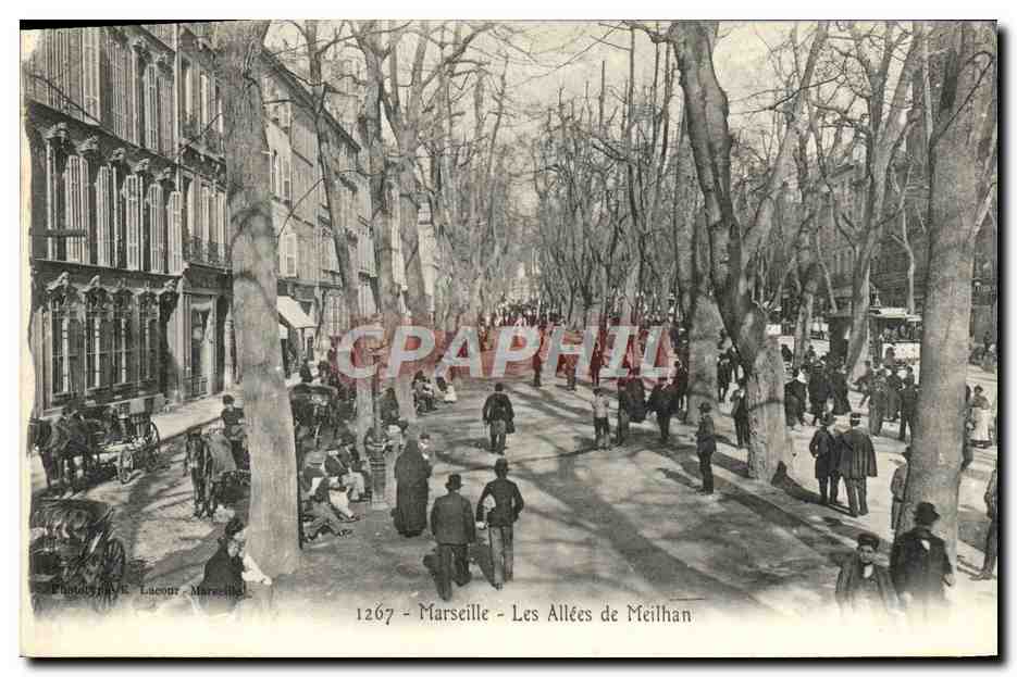 CPA Marseille les allees de Meilhan