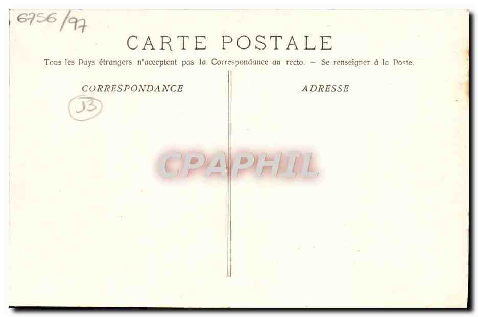 CPA Marseille les allees de Meilhan — Verso
