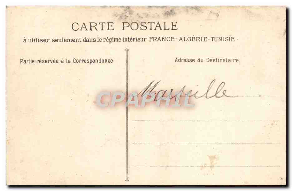 CPA Marseille La rue noailles — Rückseite