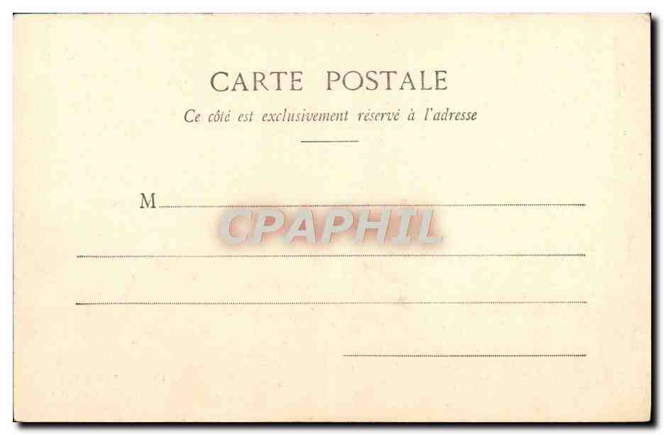 CPA Marseille Le vieux port Bateaux — Verso