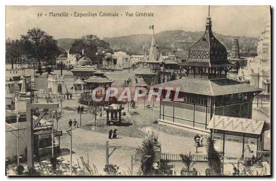 CPA Marseille Exposition coloniale 1906 vue generale