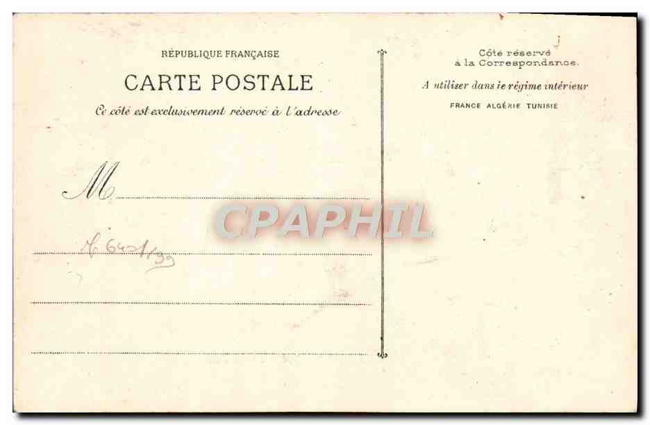 CPA Marseille Vue generale du port Bateaux — Verso