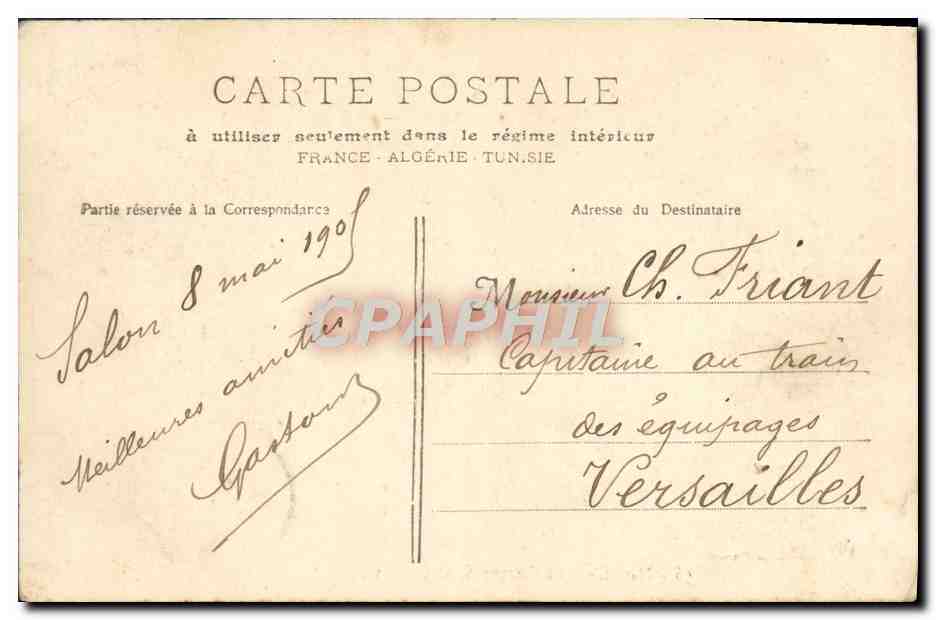 Marseille — La Caserne Saint-Charles — E. Lacour, n°56 — Verso