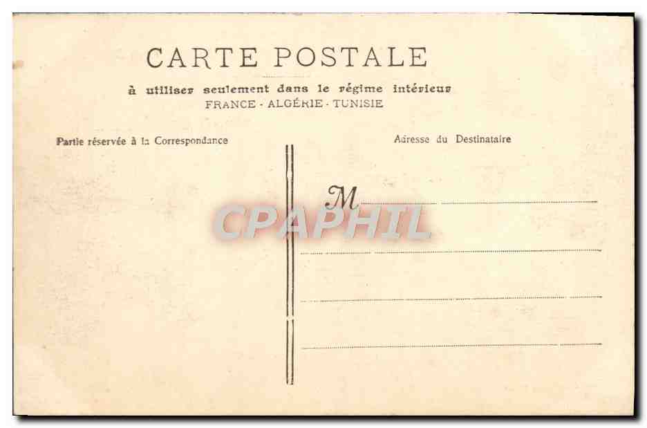 CPA Marseille route de la corniche — Rückseite