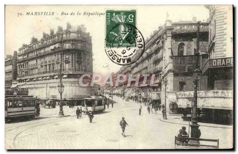 CPA Marseille Rue de la Republique