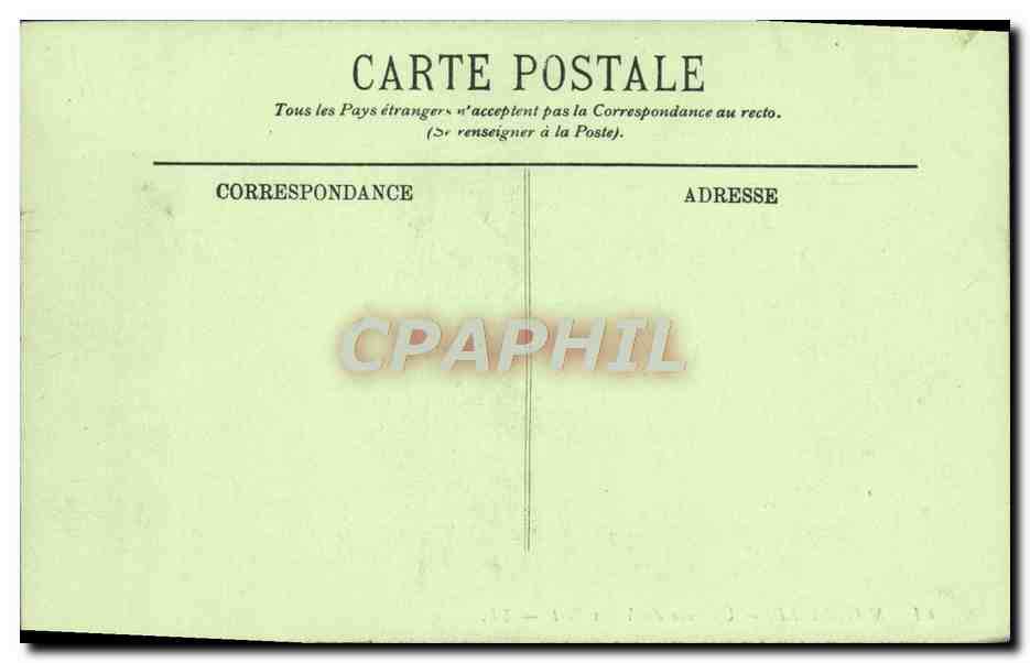 CPA Marseille un coin du vieux port Bateaux — Verso