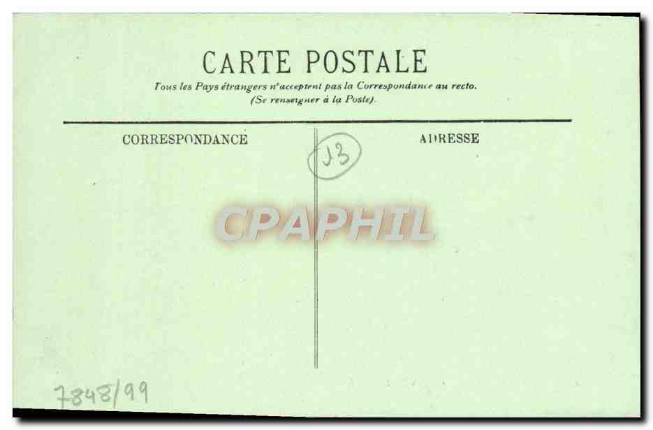 CPA Marseille Le vieux port Bateaux — Verso
