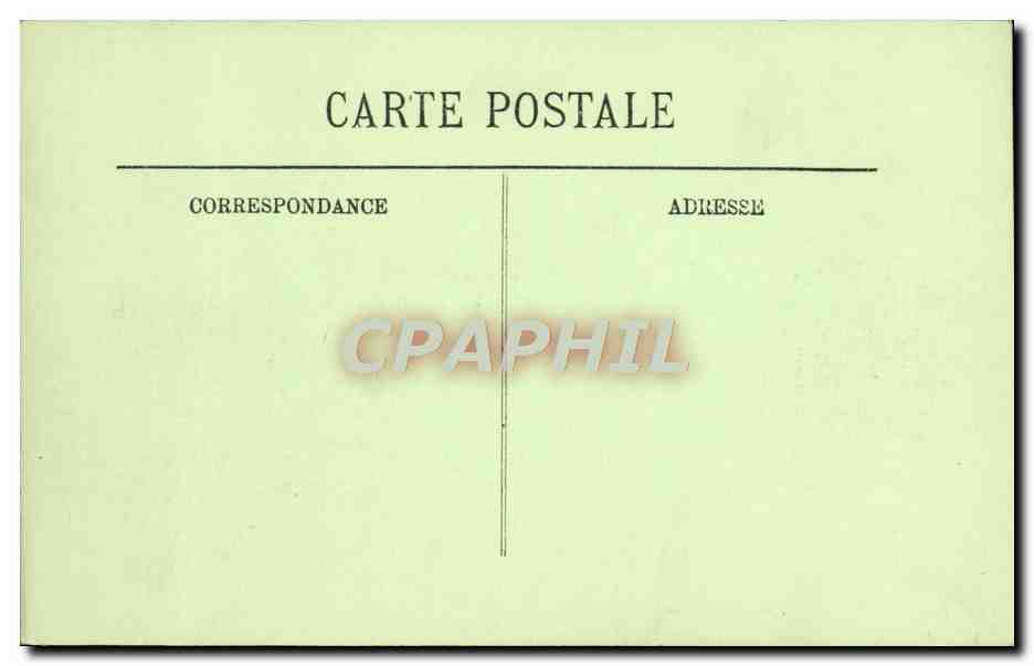 CPA Marseille Le quai du port Bateaux — Verso