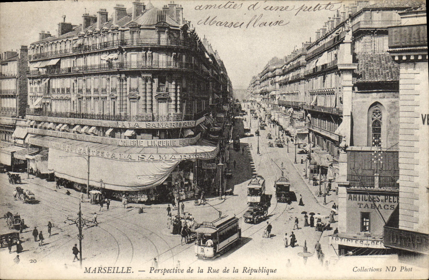 Marseille — Perspective de la Rue de la République — Collections ND Phot