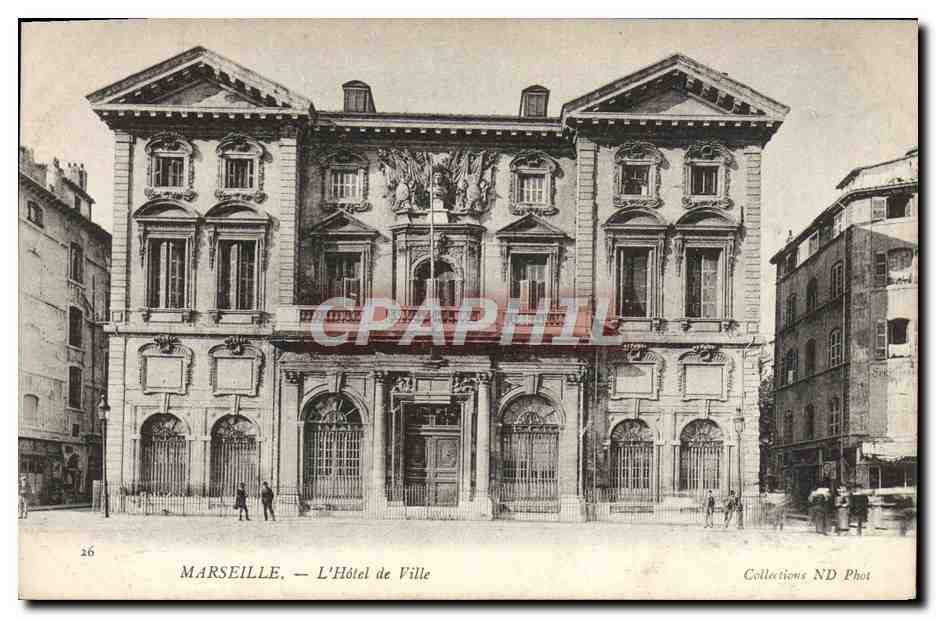 CPA Marseille L'Hotel de ville