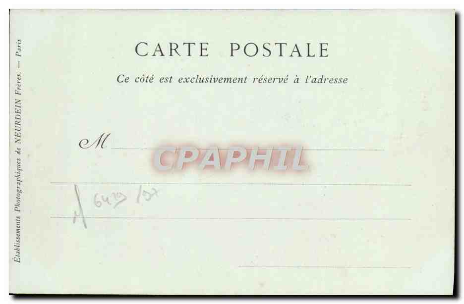 CPA Marseille Bonneveine — Rückseite