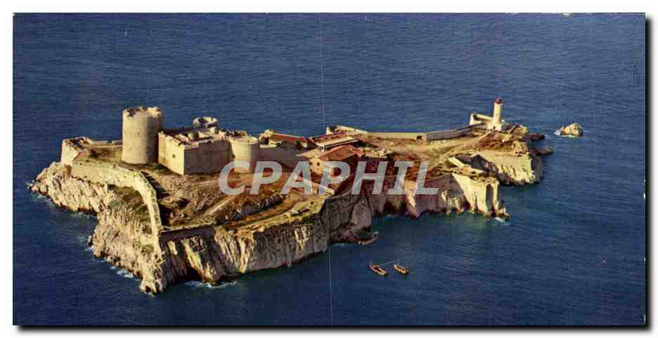 CPA Marseille Le Chateau Vue Aerienne du Aerial View of the Castle
