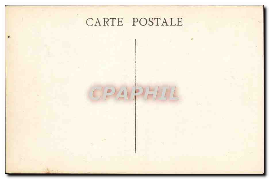 CPA Marseille Le Chateau d'IF — Rückseite