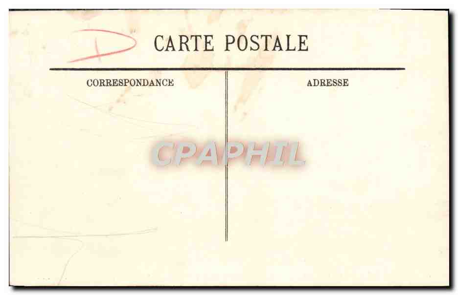 CPA Marseille Le Chateau d'If — Rückseite