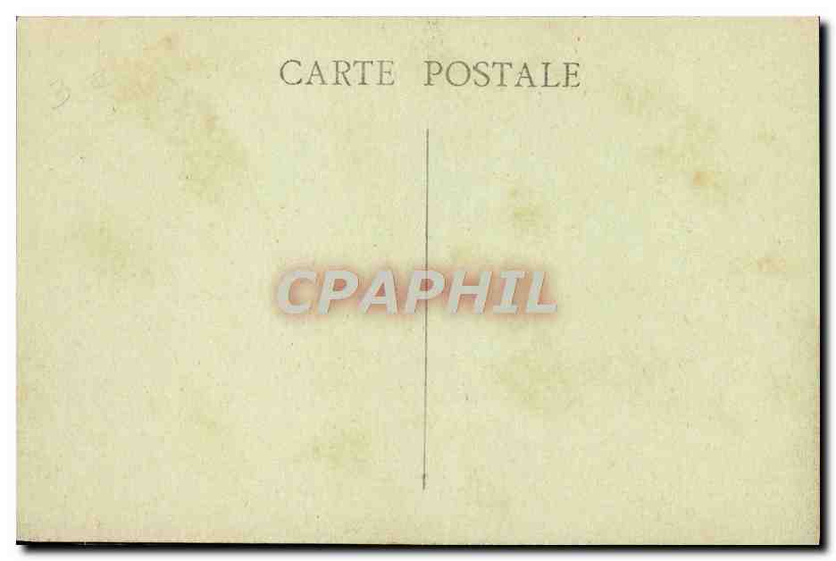 CPA Marseille Le Chateau d'If — Rückseite