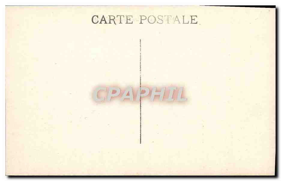 CPA Marseille Le Chateau d'If — Rückseite