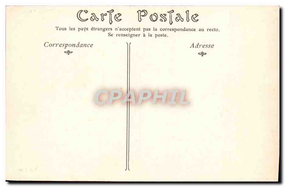 CPA Marseille Le Chateau d'If et les Iles du Frioul — Rückseite