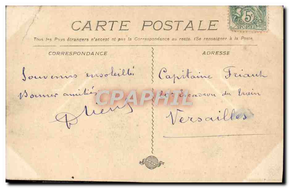 CPA Marseille Le Chateau d'If Interieur de la cour et prison de l'abbe Faria  — Rückseite