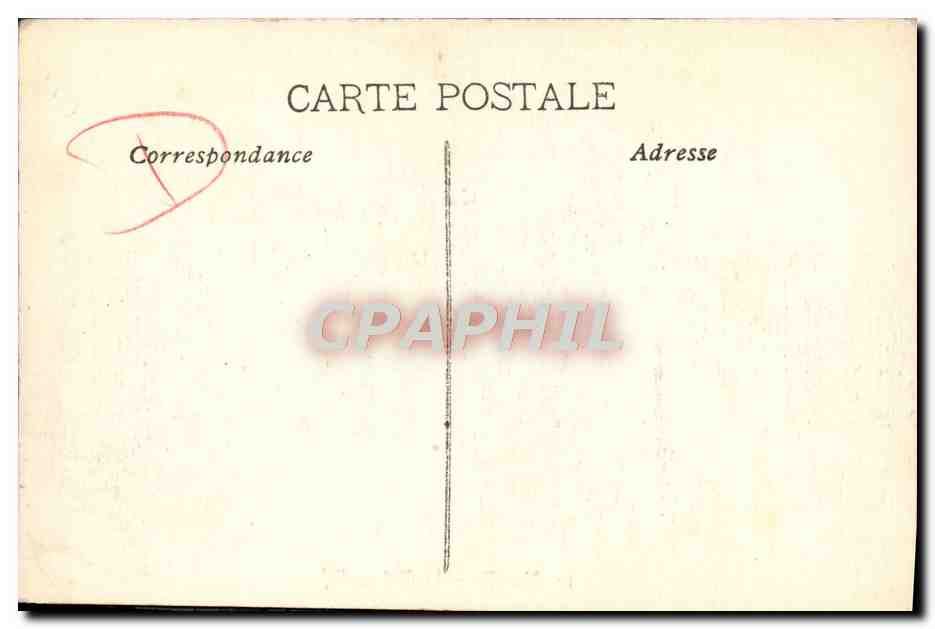 CPA Marseille Le Chateau d'If — Rückseite