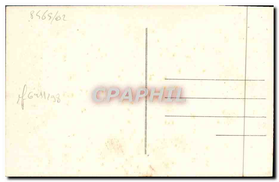 CPA Caen L'Abside de L'Abbaye aux Hommes — Rückseite